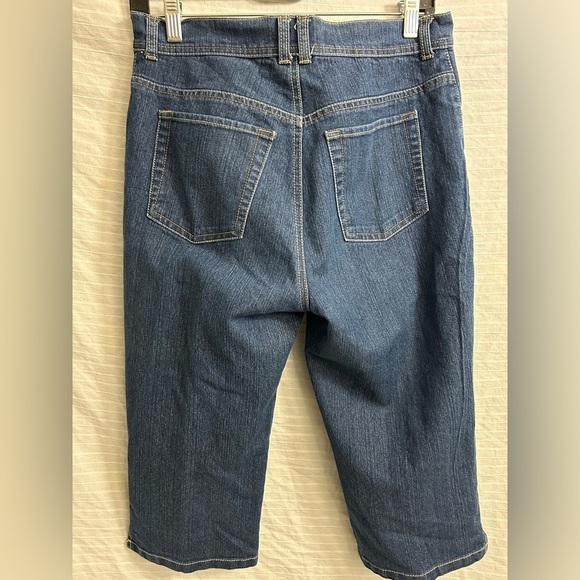 Gloria Vanderbilt Amanda Women's Plus Blue Capri Stretch Jeans Size 10P - Picture 5 of 5